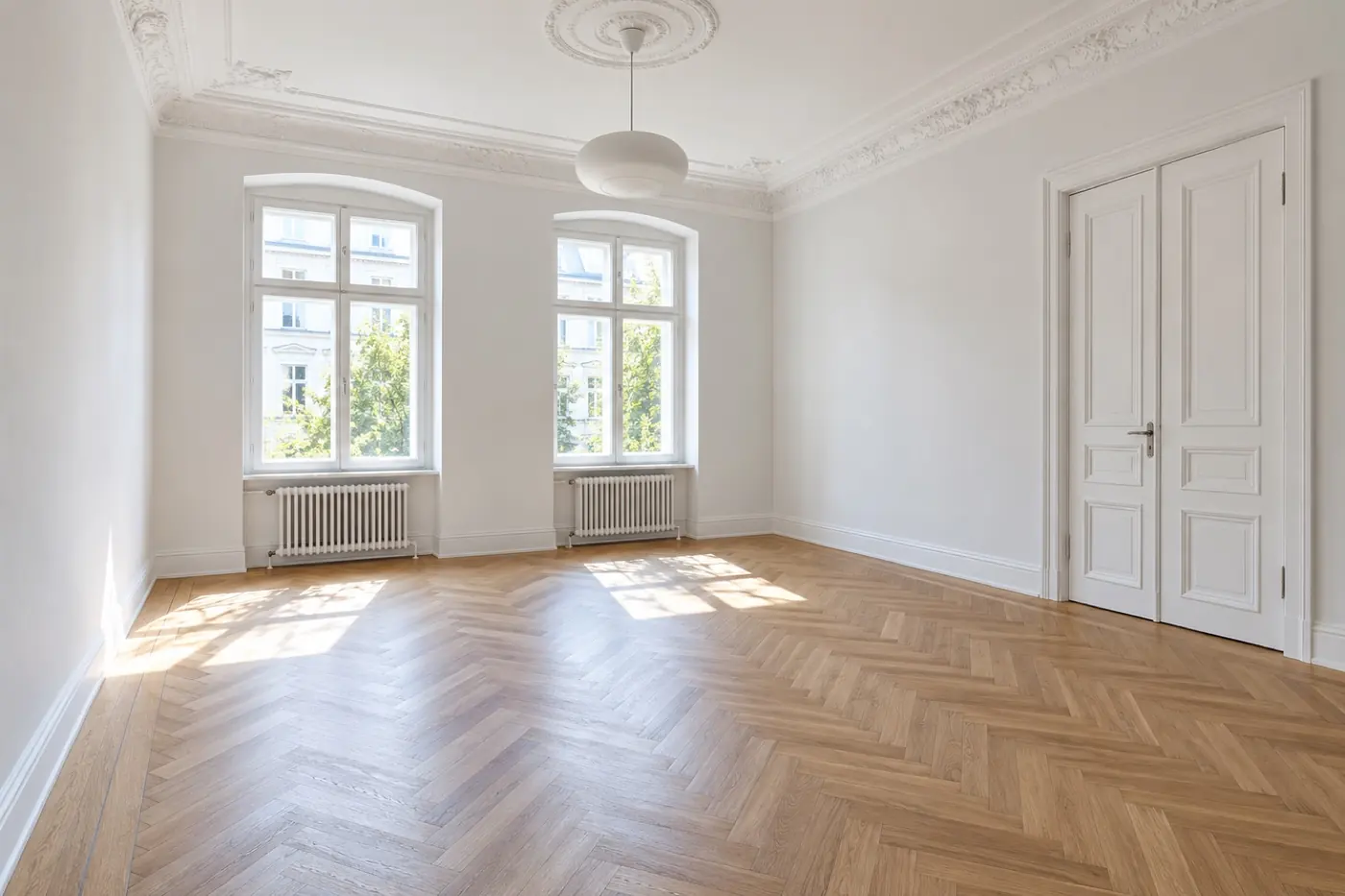 Sanierter Altbau-Wohnraum